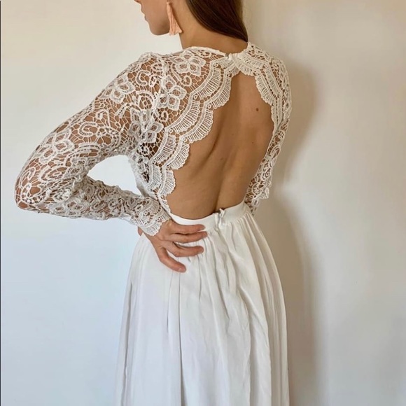 Lulu’s white lace dress - Picture 4 of 8